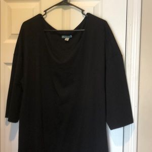Black maternity dress